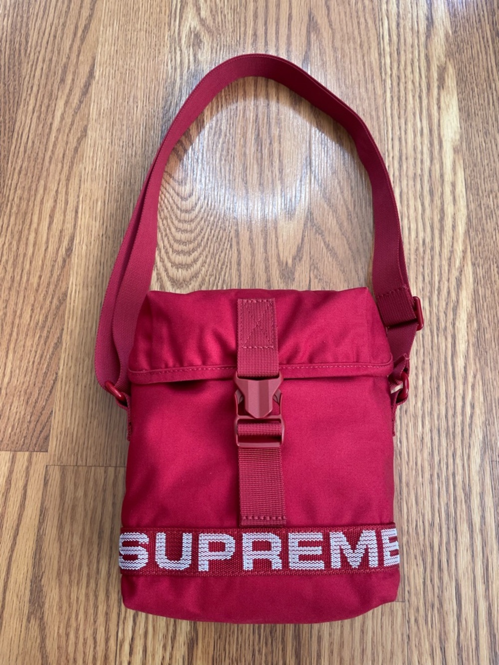 Supreme Field Side Bag Red Crossbody Logo Shoulder Bag